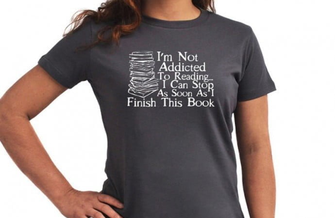 10 Humorous T-Shirts For Reading Addicts