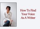 How To Find Your Voice As A Writer