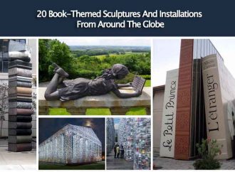20 Book-Themed Sculptures And Installations From Around The Globe