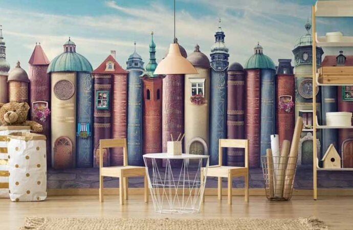 15 Awesome Bookish Wallpapers, Wall Decals, And Wall Stickers