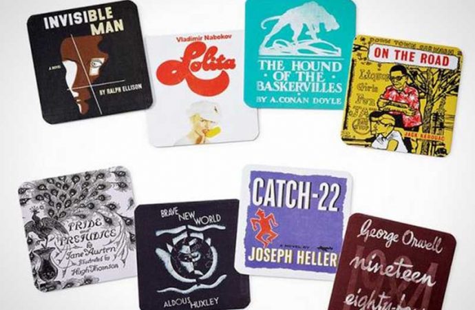 12 Bookish Drink Coasters For Readers