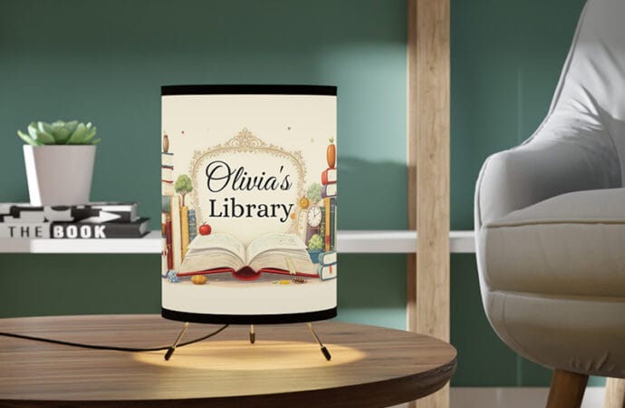 Illuminate Your Reading Nook With A Personalized Book Lover’s Lamp